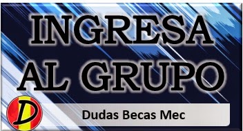 Ingresa en el grupo Dudas Becas Mec para acceder a los listados de seguimiento.
